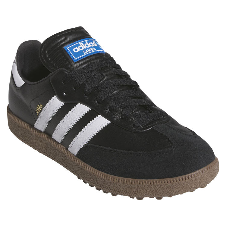  Adidas Golf Originals Samba Lux Spikeless Golf Shoe (Black/White/Gum 5) Special Edition With Primegreen Sustainability