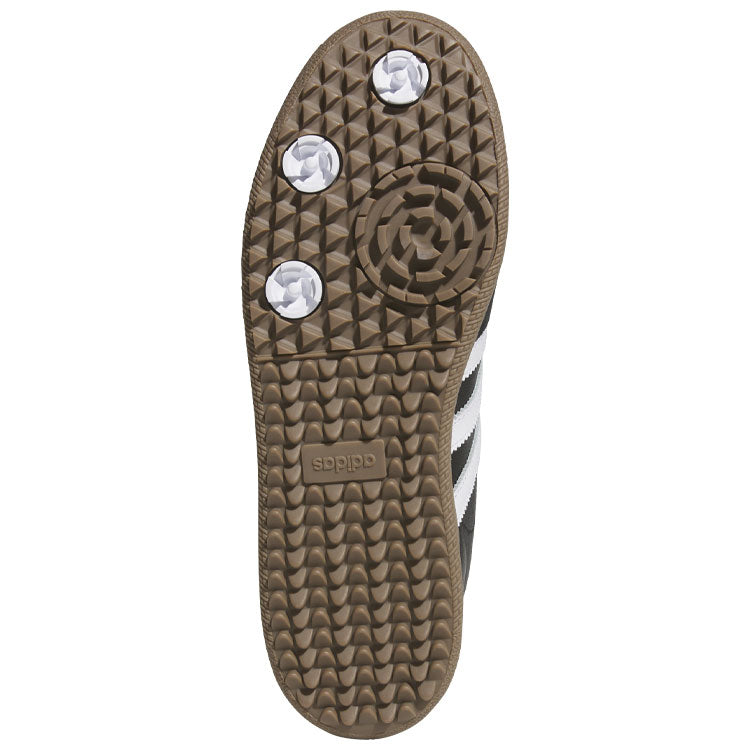  Adidas Golf Originals Samba Lux Spikeless Golf Shoe (Black/White/Gum 5) Special Edition With Primegreen Sustainability