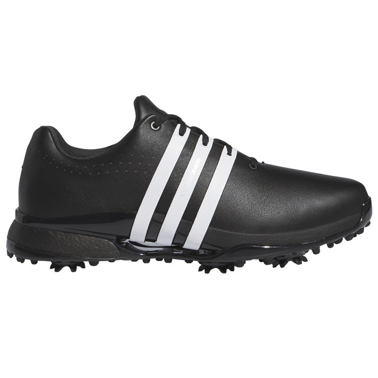  Adidas Tour 360 Golf Shoes (Black/White/Black) Premium Tour Level Support With 360Wrap