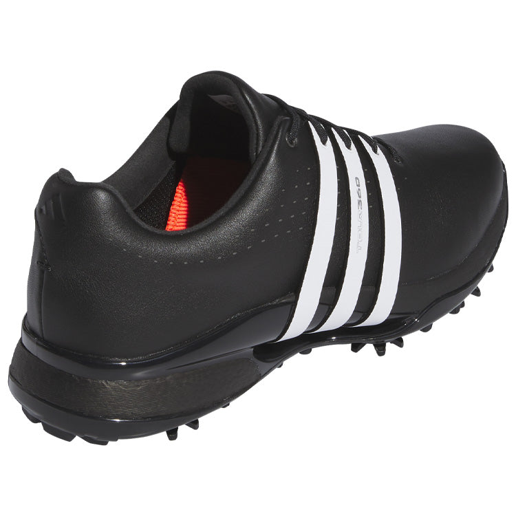  Adidas Tour 360 Golf Shoes (Black/White/Black) Premium Tour Level Support With 360Wrap