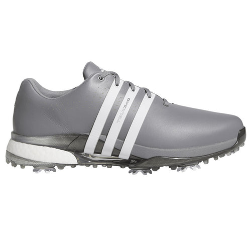  Adidas Tour 360 Golf Shoes (Grey Three/White/Iron) Premium Tour Level Support With 360Wrap