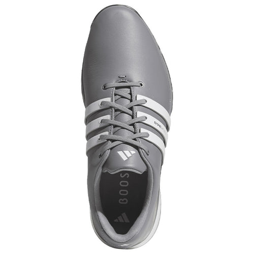  Adidas Tour 360 Golf Shoes (Grey Three/White/Iron) Premium Tour Level Support With 360Wrap