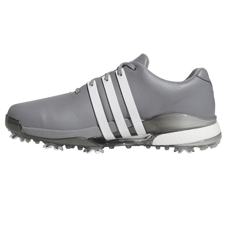  Adidas Tour 360 Golf Shoes (Grey Three/White/Iron) Premium Tour Level Support With 360Wrap