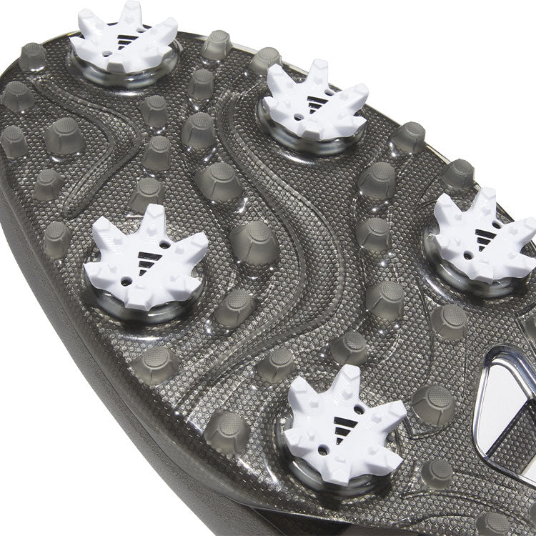  Adidas Tour 360 Golf Shoes (Grey Three/White/Iron) Premium Tour Level Support With 360Wrap