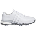  Adidas Tour 360 Golf Shoes (White/White/Silver) Premium Tour Level Support With 360Wrap