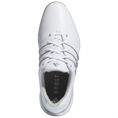  Adidas Tour 360 Golf Shoes (White/White/Silver) Premium Tour Level Support With 360Wrap