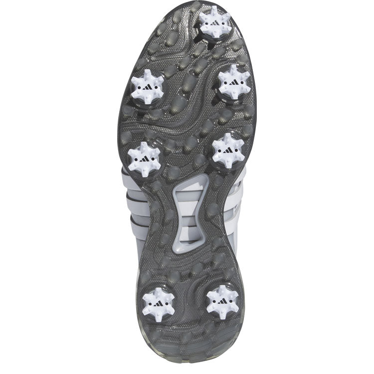  Adidas Tour 360 Golf Shoes (White/White/Silver) Premium Tour Level Support With 360Wrap
