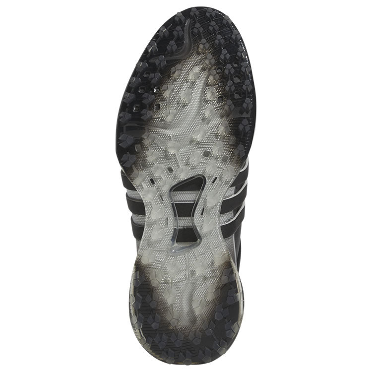  Adidas Tour 360 SL Golf Shoes (Black/Silver/Black) Premium Tour Level Support With 360Wrap