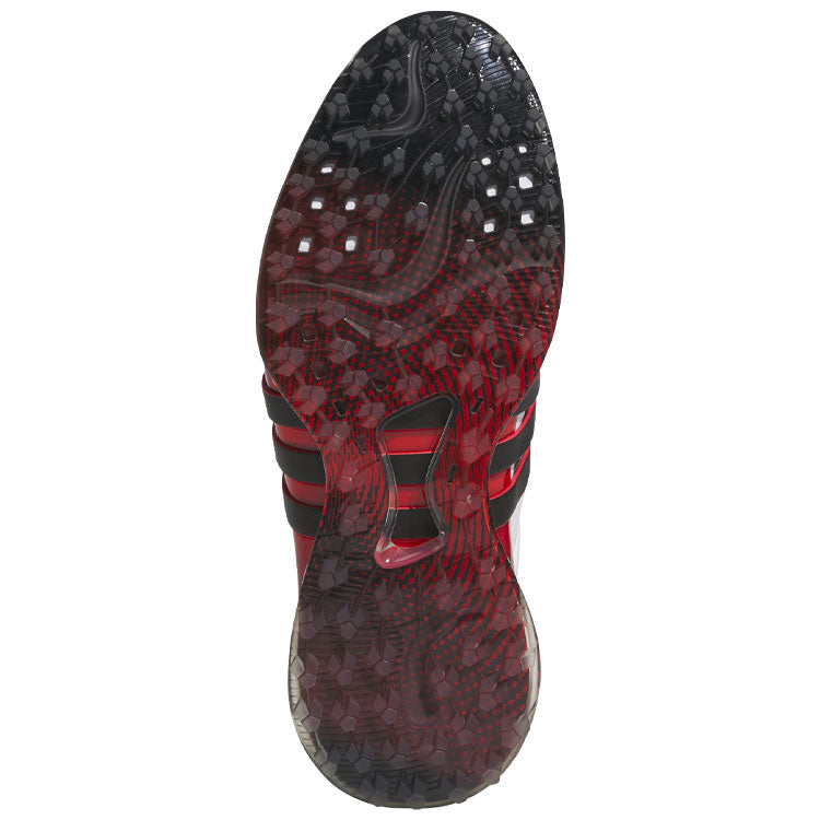  Adidas Tour 360 SL Golf Shoes (White/Core Black/Lucid Red) Premium Tour Level Support With 360Wrap