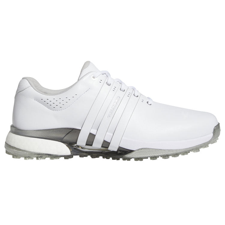  Adidas Tour 360 SL Golf Shoes (White/Silver) Premium Tour Level Support With 360Wrap