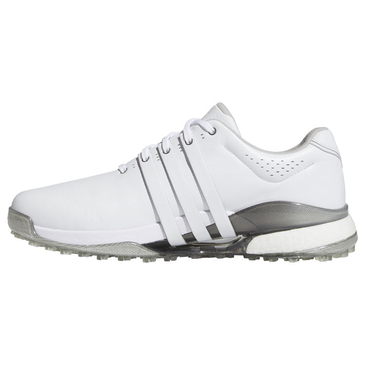  Adidas Tour 360 SL Golf Shoes (White/Silver) Premium Tour Level Support With 360Wrap