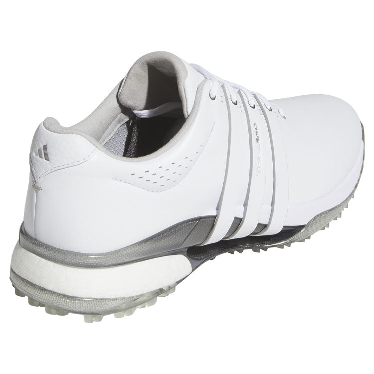  Adidas Tour 360 SL Golf Shoes (White/Silver) Premium Tour Level Support With 360Wrap