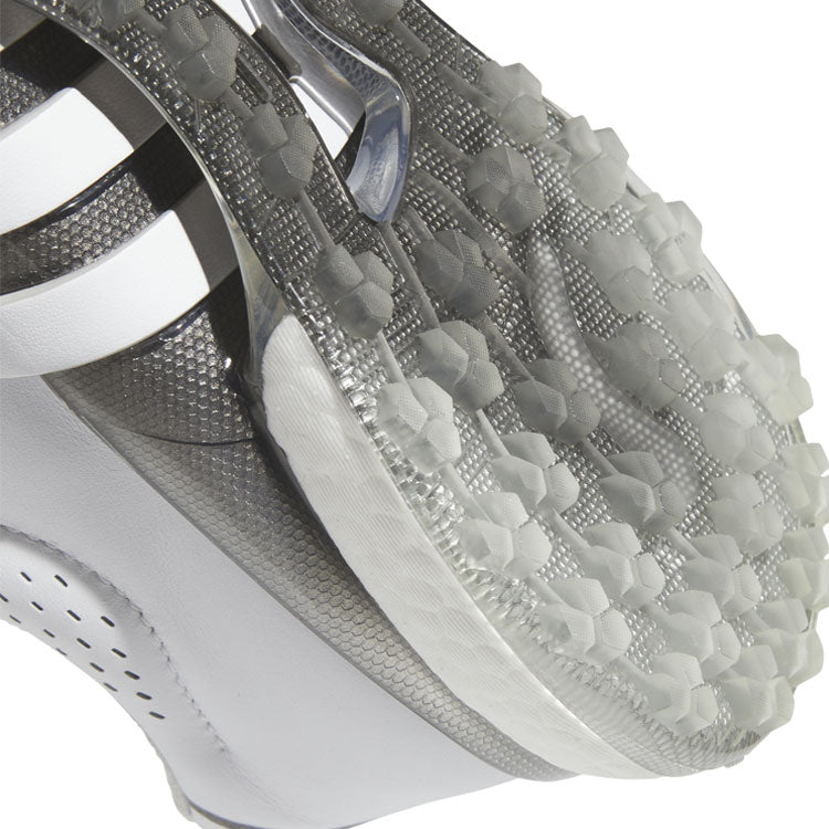  Adidas Tour 360 SL Golf Shoes (White/Silver) Premium Tour Level Support With 360Wrap