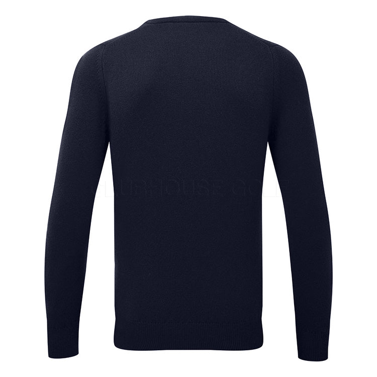  Glenmuir Lomond V-Neck Lambswool Golf Sweater (Navy) Incredible Warmth With Pure Knit Lambswool