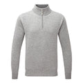  Glenmuir Coll 1/4 Zip Lambswool Golf Sweater (Light Grey) Incredible Warmth With Pure Knit Lambswool