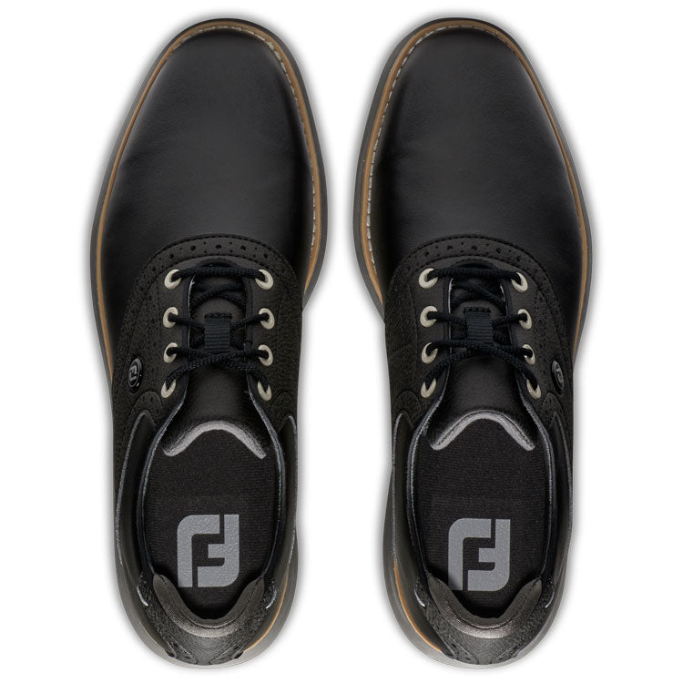  FootJoy Ladies FJ Traditions 97908 Golf Shoes (Black) All Day Comfort In A Modern Classic Style