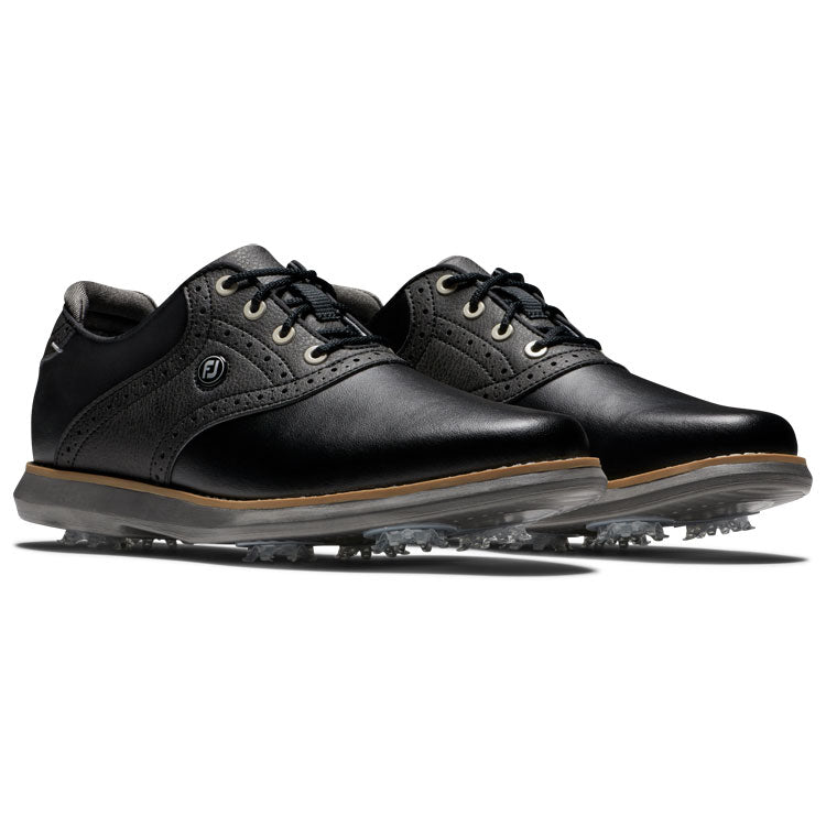  FootJoy Ladies FJ Traditions 97908 Golf Shoes (Black) All Day Comfort In A Modern Classic Style