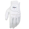 Titleist Perma Soft Golf Glove (White / Right Handed Golfer) Added Support With CoolMax Mesh Panels