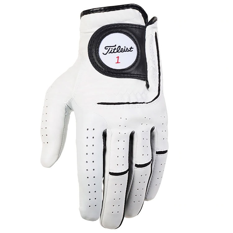  Titleist Players Flex Golf Glove (White / Right Handed Golfer) Satin Net Technology Maximizes Durability