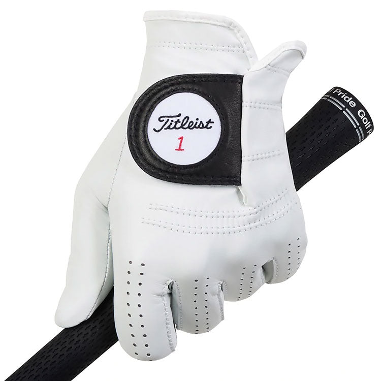  Titleist Players Golf Glove (White / Right Handed Golfer) Leading Tour Choice With Premium Leather