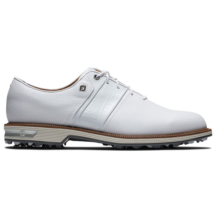  FootJoy Premiere Series Packard Golf Shoes (White/White) Exquisite Craftsmanship With Premium Style