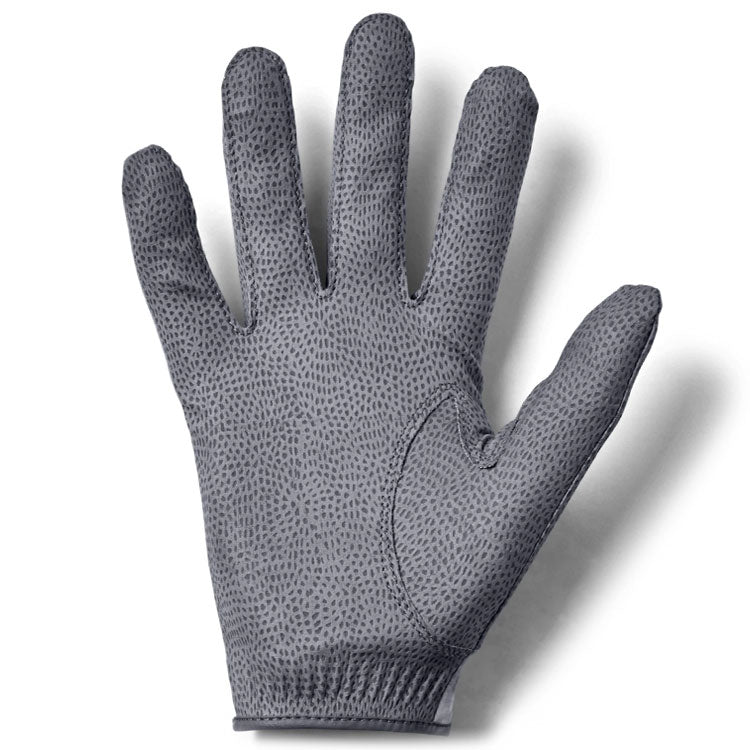  Under Armour Storm Rain Golf Gloves (Pair Pack) (Steel/Royal) Maximum Grip With Water Resistant Finish
