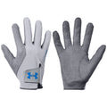  Under Armour Storm Rain Golf Gloves (Pair Pack) (Steel/Royal) Maximum Grip With Water Resistant Finish
