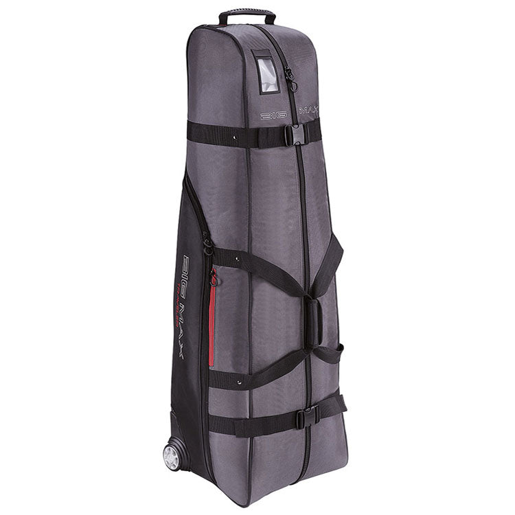  Big Max Traveller Golf Travel Cover (Charcoal/Black) Upright Design With Durable Skate Wheels