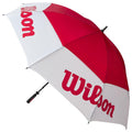  Wilson Tour Double Canopy Golf Umbrella (Red/White) Reinfored Frame With Tour Canopy Design